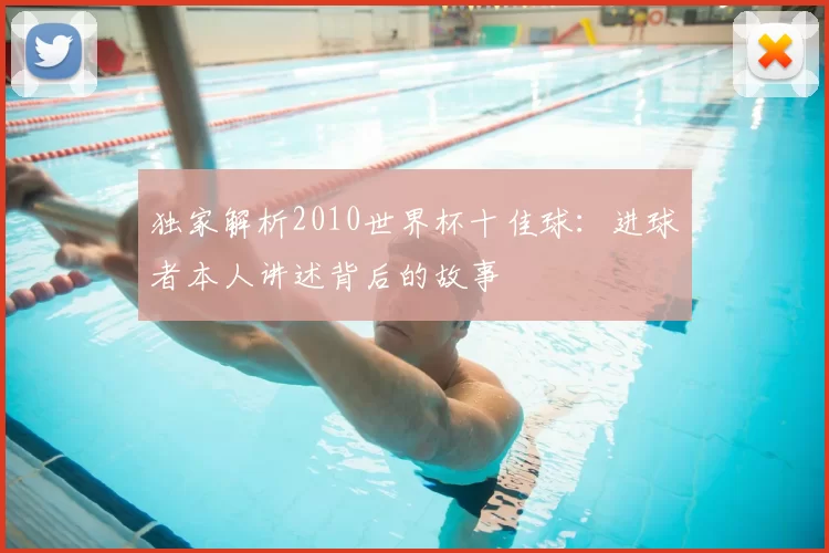 独家解析2010世界杯十佳球:进球者本人讲述背后的故事