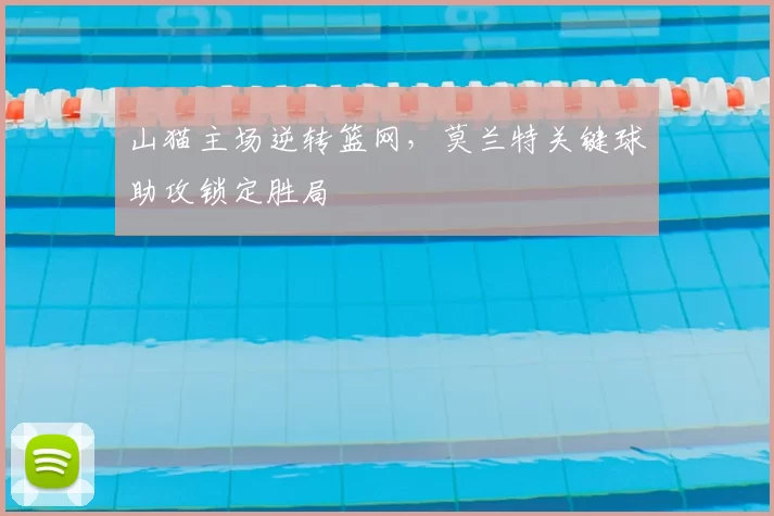 山猫主场逆转篮网，莫兰特关键球助攻锁定胜局