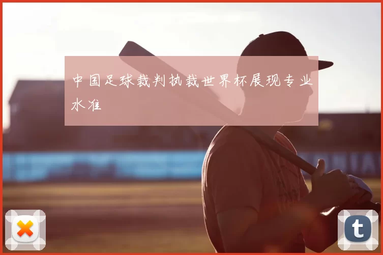 中国足球裁判执裁世界杯展现专业水准
